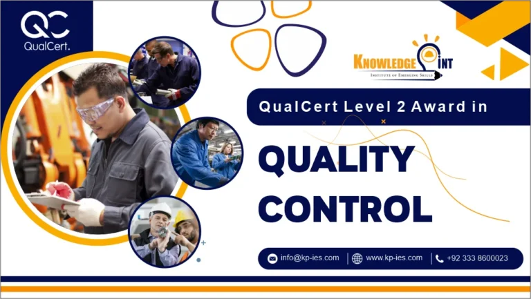 Qualcert level 2 award in quality control