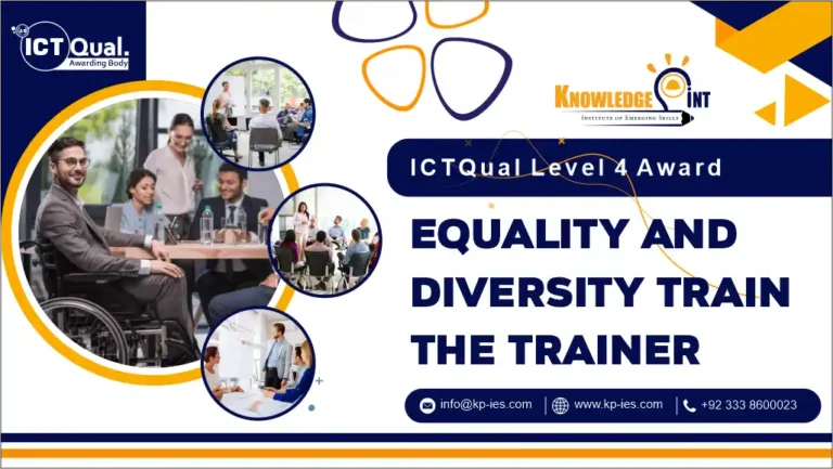 ICTQual Level 4 Award in Equality and Diversity Train the Trainer