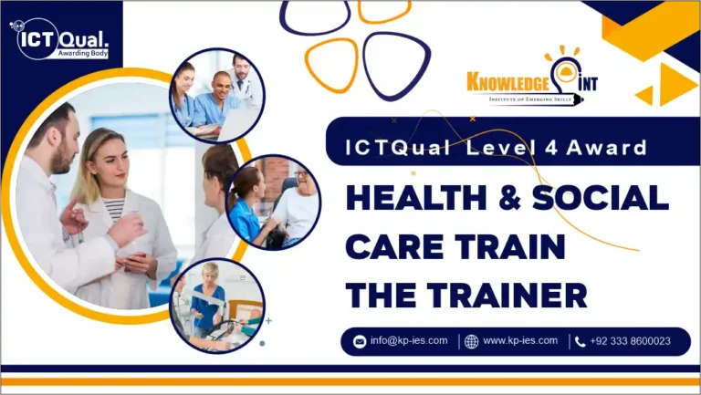 ICTQual Level 4 Award in Health and Social Care Train the Trainer