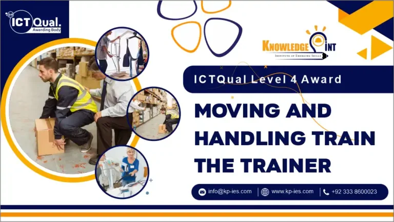 ICTQual Level 4 Award in Moving and Handling Train the Trainer