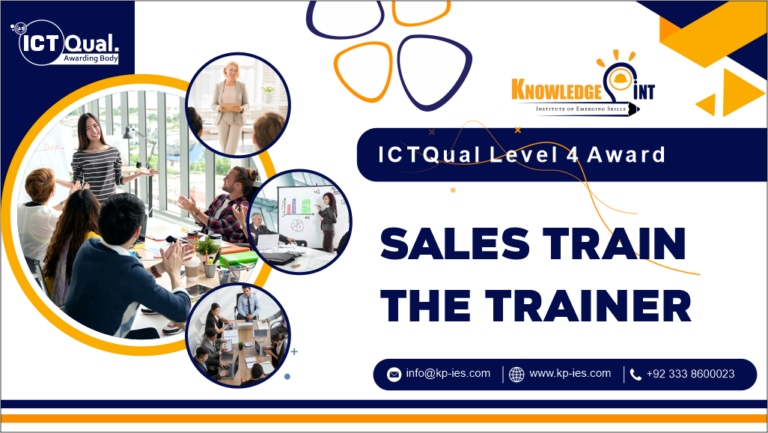 ICTQual Level 4 Award in Sales Train the Trainer