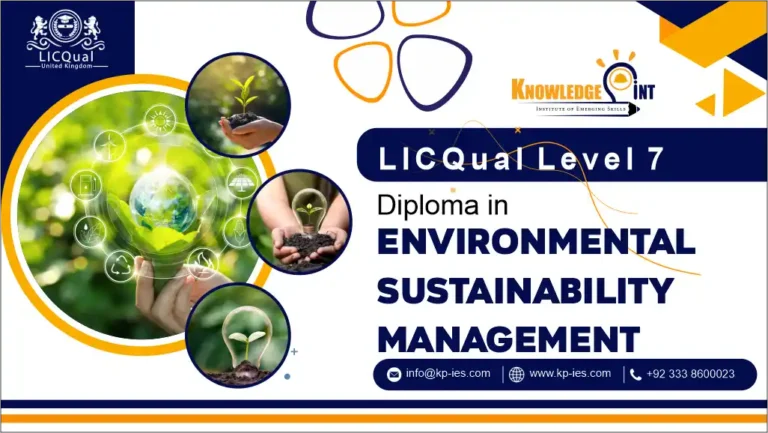 LicQual Level 7 Diploma in Environmental Sustainability Management