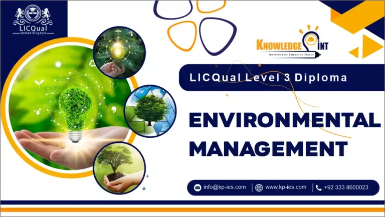 LicQual Level 3 Diploma in Environmental Management