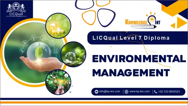 LicQual Level 7 Diploma in Environmental Management