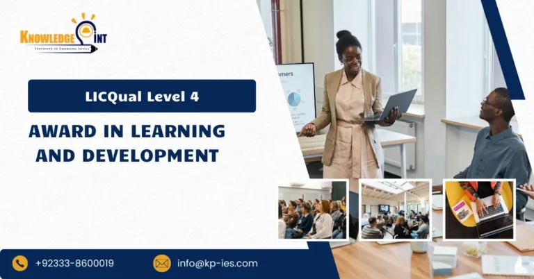 LICQual Level 4 Award in Learning and Development