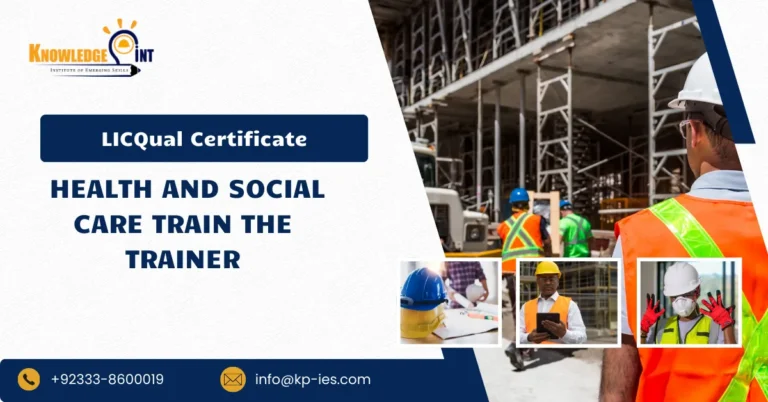 LICQual Certificate in Health and Social Care Train the Trainer