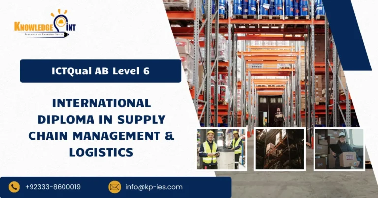 ICTQual AB Level 6 International Diploma in Supply Chain Management & Logistics