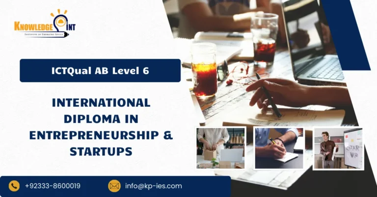 ICTQual AB Level 6 International Diploma in Entrepreneurship & Startups