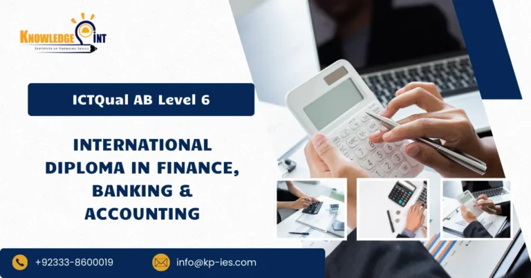 ICTQual AB Level 6 International Diploma in Finance, Banking & Accounting