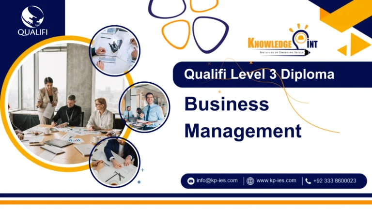 Qualifi Level 3 Diploma in Business Management