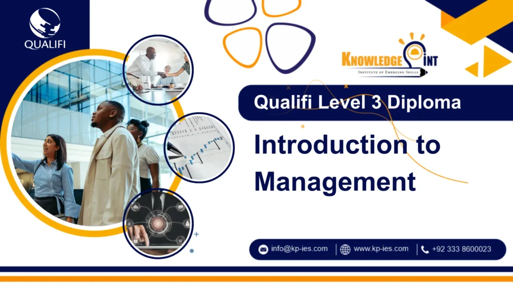 Qualifi Level 3 Diploma in Introduction to Management