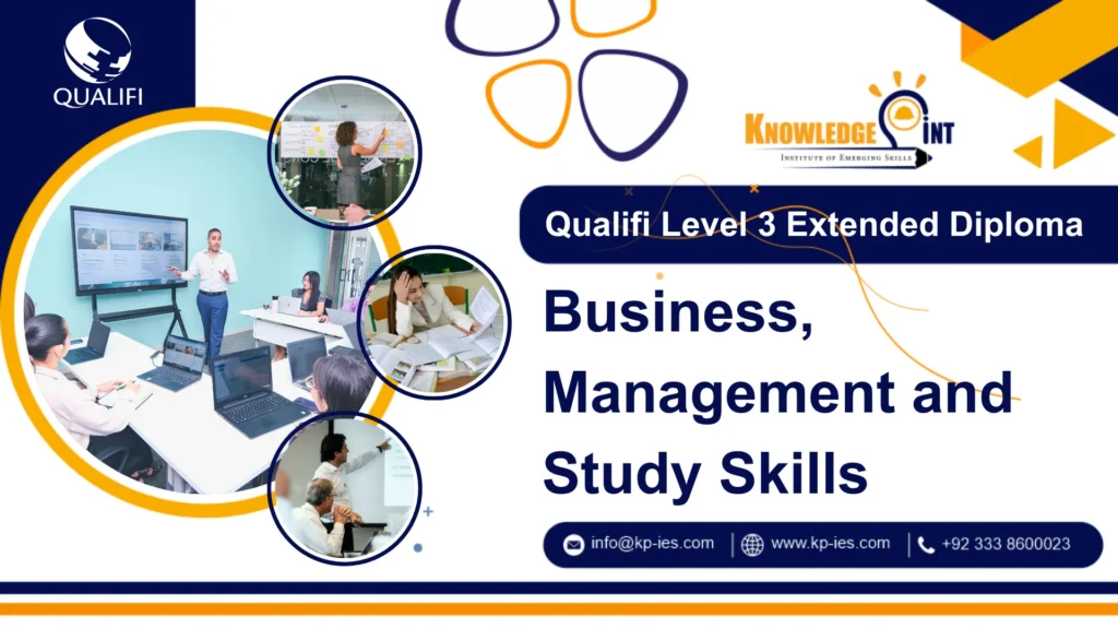 Qualifi Level 3 Extended Diploma in Business, Management and Study Skills