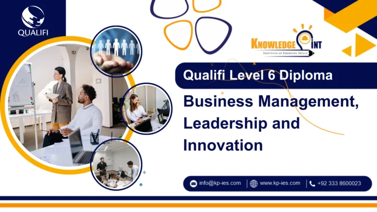 Qualifi Level 6 Diploma in Business Management, Leadership and Innovation