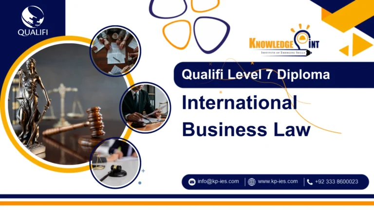 Qualifi Level 7 Diploma in International Business Law