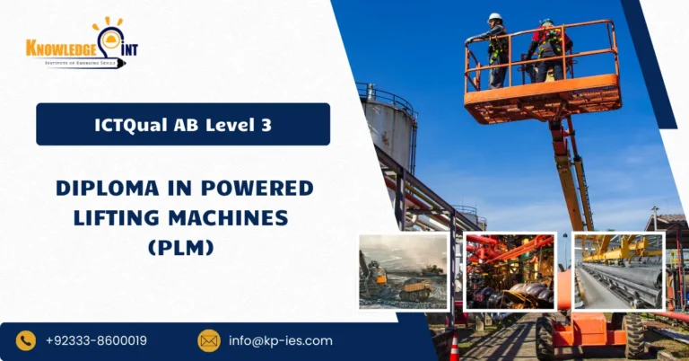 ICTQual AB Level 3 Diploma in Powered Lifting Machines (PLM)