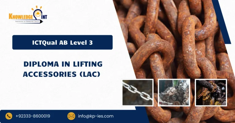 ICTQual AB Level 3 Diploma in Lifting Accessories (LAC)