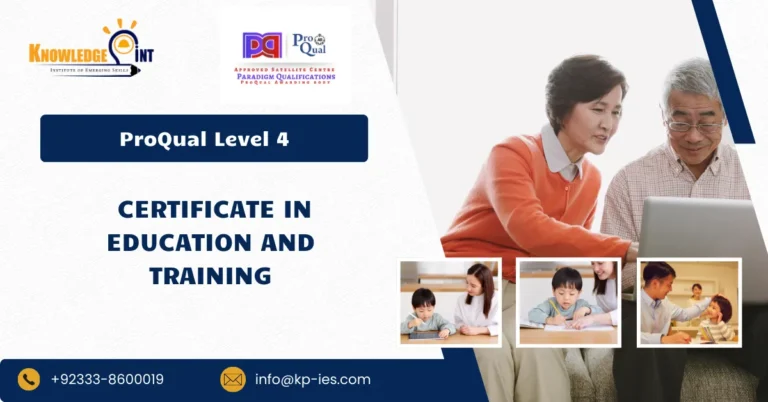 ProQual Level 4 Certificate in Education and Training