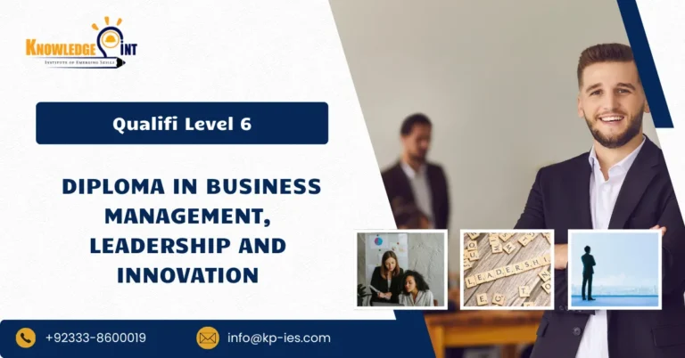 Qualifi Level 6 Diploma in Business Management, Leadership and Innovation