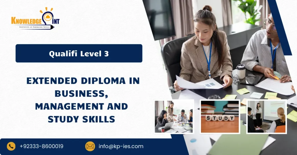 Qualifi Level 3 Extended Diploma in Business, Management and Study Skills