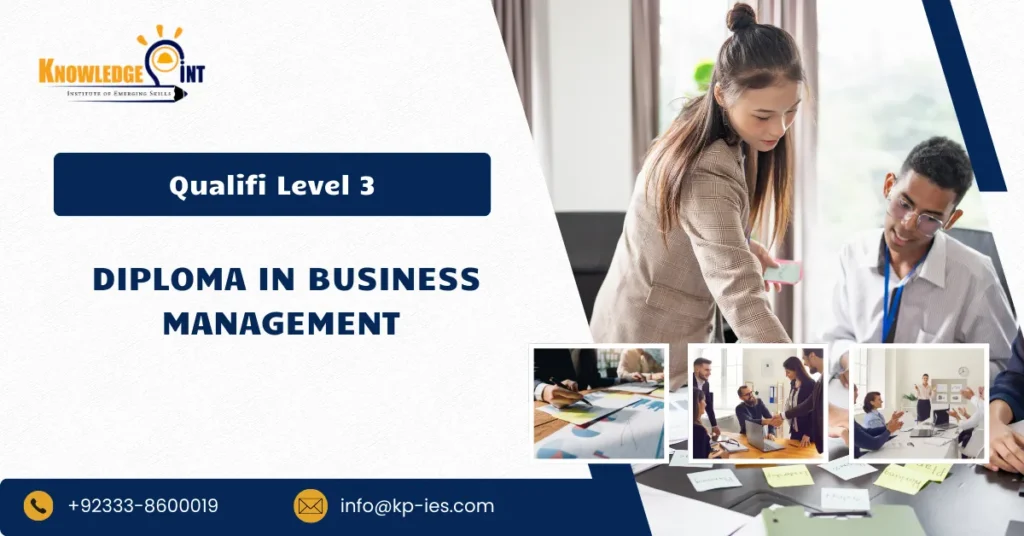 Qualifi Level 3 Diploma in Business Management