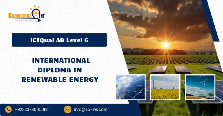 ICTQual AB Level 6 International Diploma in Renewable Energy