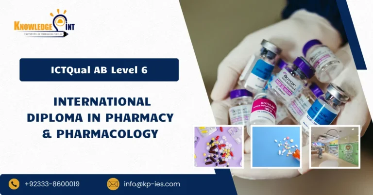 ICTQual AB Level 6 International Diploma in Pharmacy & Pharmacology