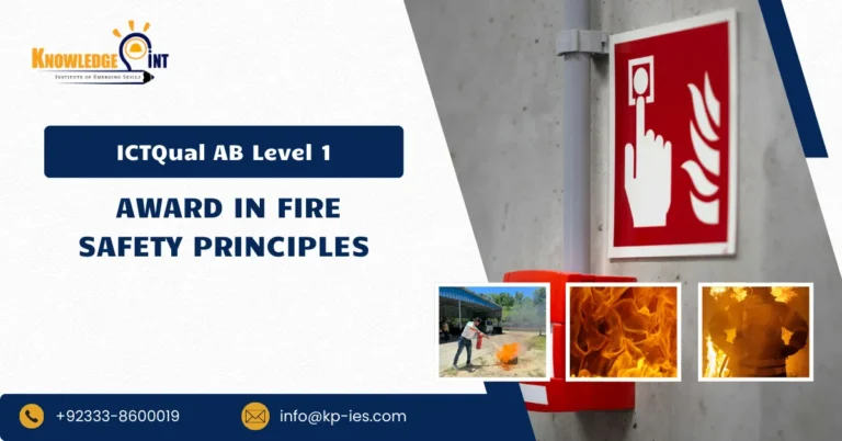 ICTQual AB Level 1 Award in Fire Safety Principles