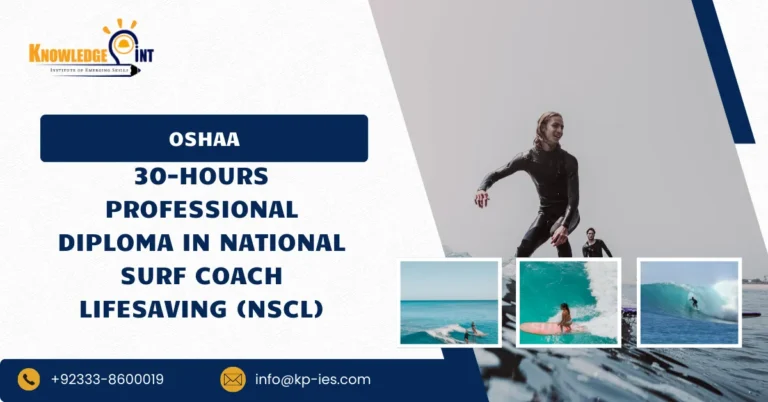 OSHAA 30-Hours Professional Diploma in National Surf Coach Lifesaving (NSCL)
