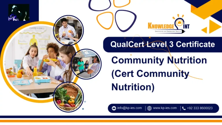 QualCert Level 3 Certificate in Community Nutrition (Cert Community Nutrition)