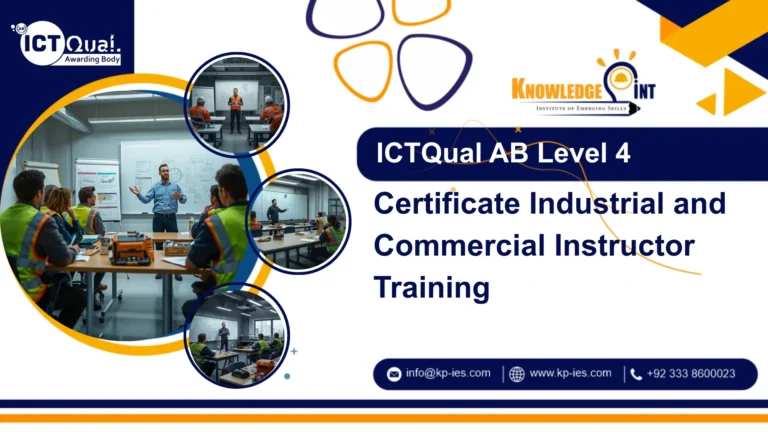 ICTQual AB Level 4 Certificate Industrial and Commercial Instructor Training