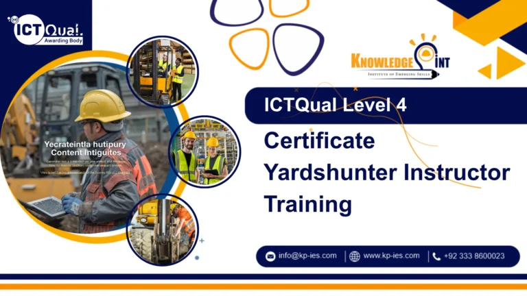 ICTQual AB Level 4 Certificate Yardshunter Instructor Training