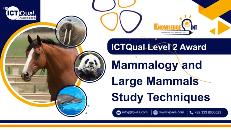 ICTQual Level 2 Award in Mammalogy and Large Mammals Study Techniques