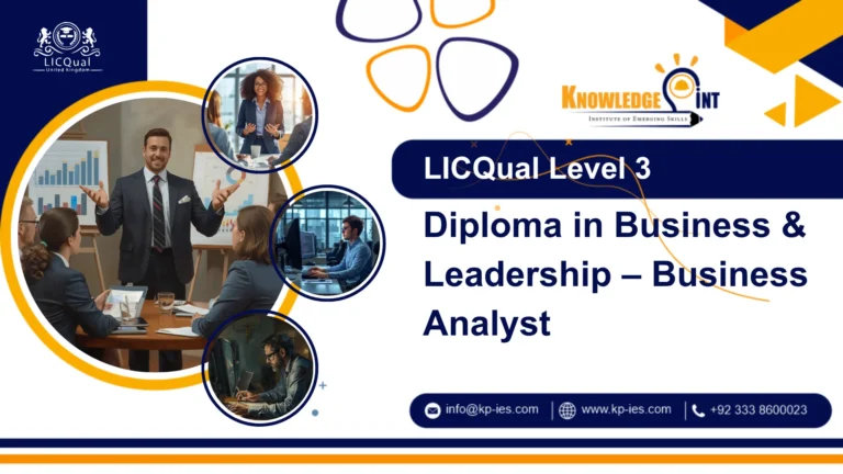 LICQual Level 3 Diploma in Business & Leadership – Business Analyst