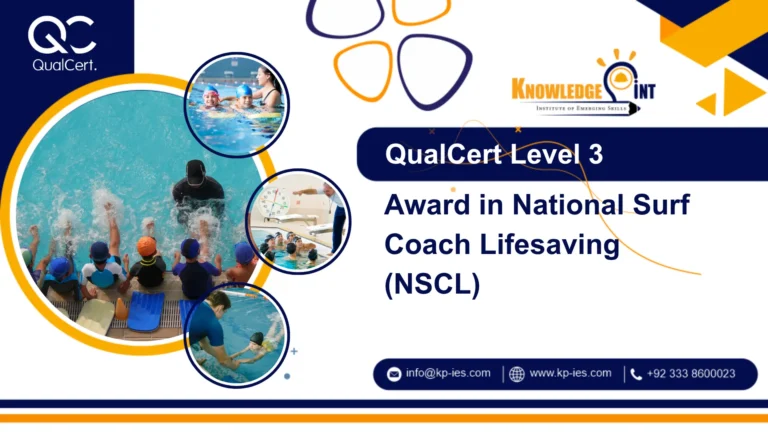 QualCert Level 3 Award in National Surf Coach Lifesaving (NSCL)