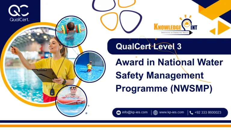 QualCert Level 3 Award in National Water Safety Management Programme (NWSMP)