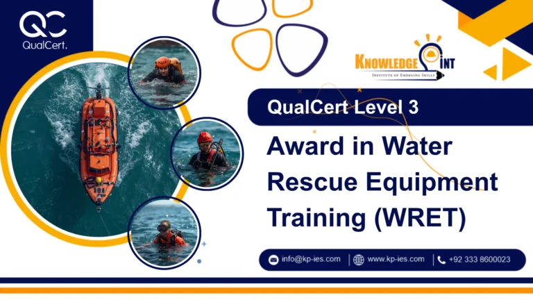 QualCert Level 3 Award in Water Rescue Equipment Training (WRET)
