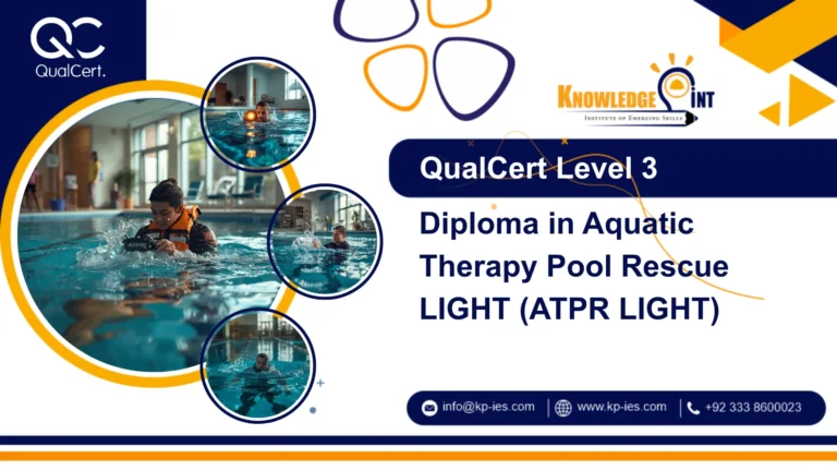 QualCert Level 3 Diploma in Aquatic Therapy Pool Rescue LIGHT (ATPR LIGHT)