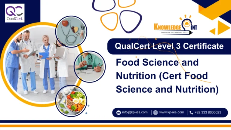 QualCert Level 3 Certificate in Clinical Nutrigenomics (Cert Nutrigenomics)